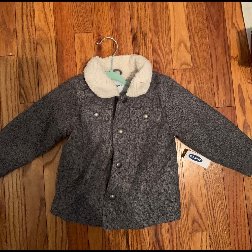Sherpa Lined Snap Front Jacket